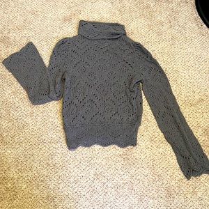 Free People distressed cowl-neck sweater